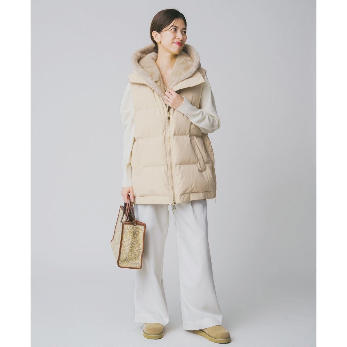 LOU ANDREA/ルーアンドレア 2WAY DOWN VEST ダウンベスト LOU ANDREA/ルーアンドレア 2WAY DOWN VEST ダウンベスト