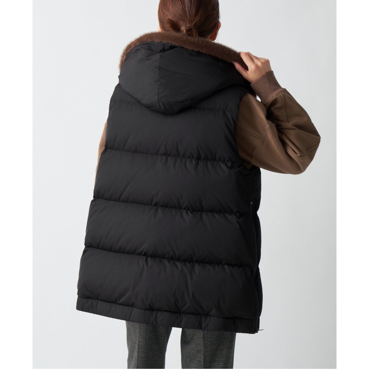 LOU ANDREA/ルーアンドレア　2WAY DOWN VEST LOU ANDREA/ルーアンドレア 2WAY DOWN VEST ダウンベスト