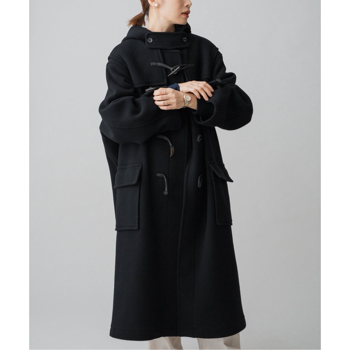 MONTGOMERY/モンゴメリー 別注 140sパイル ロングダッフルコート