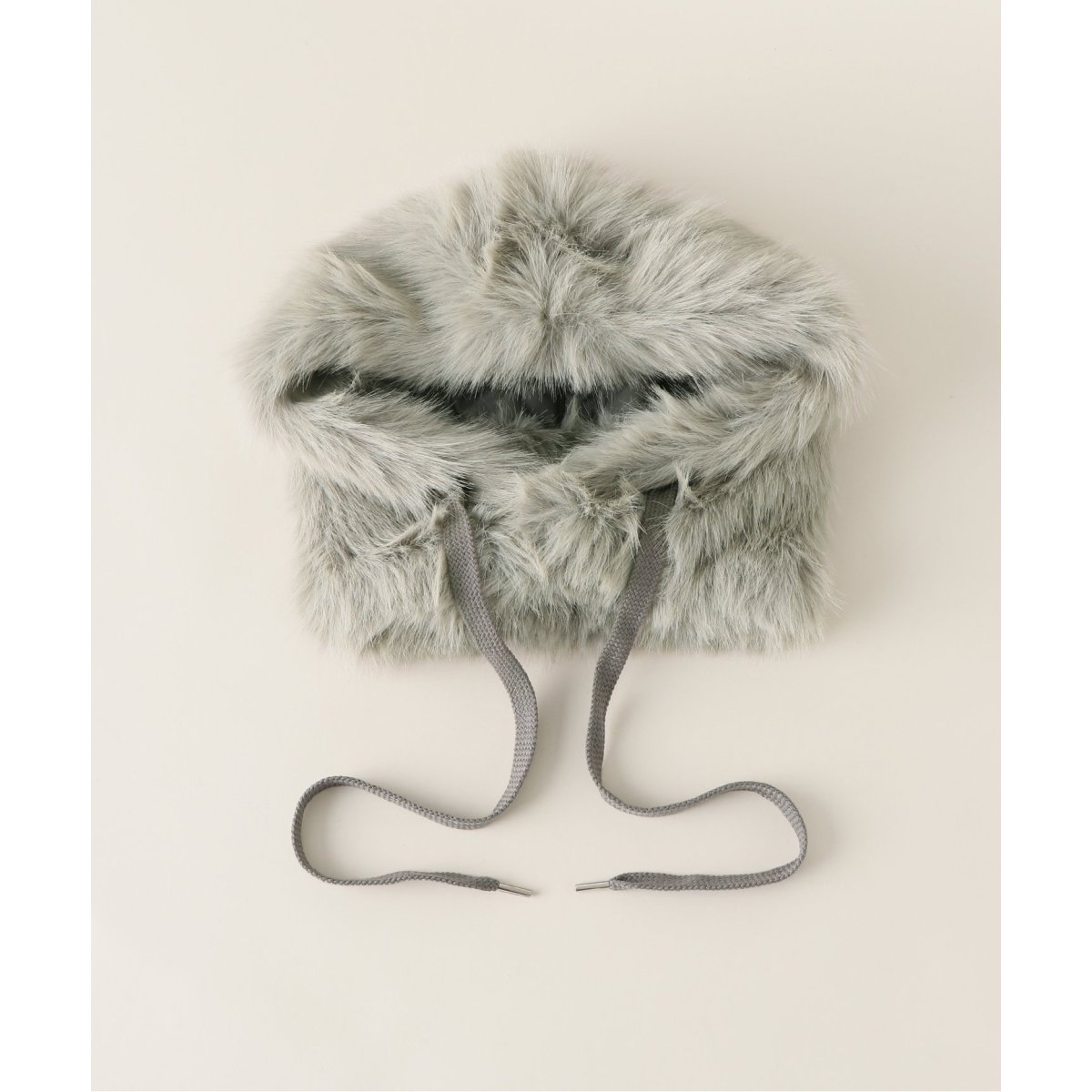 KIJIMA TAKAYUKI/キジマ タカユキ LONG FAUX FUR HOOD W-2420