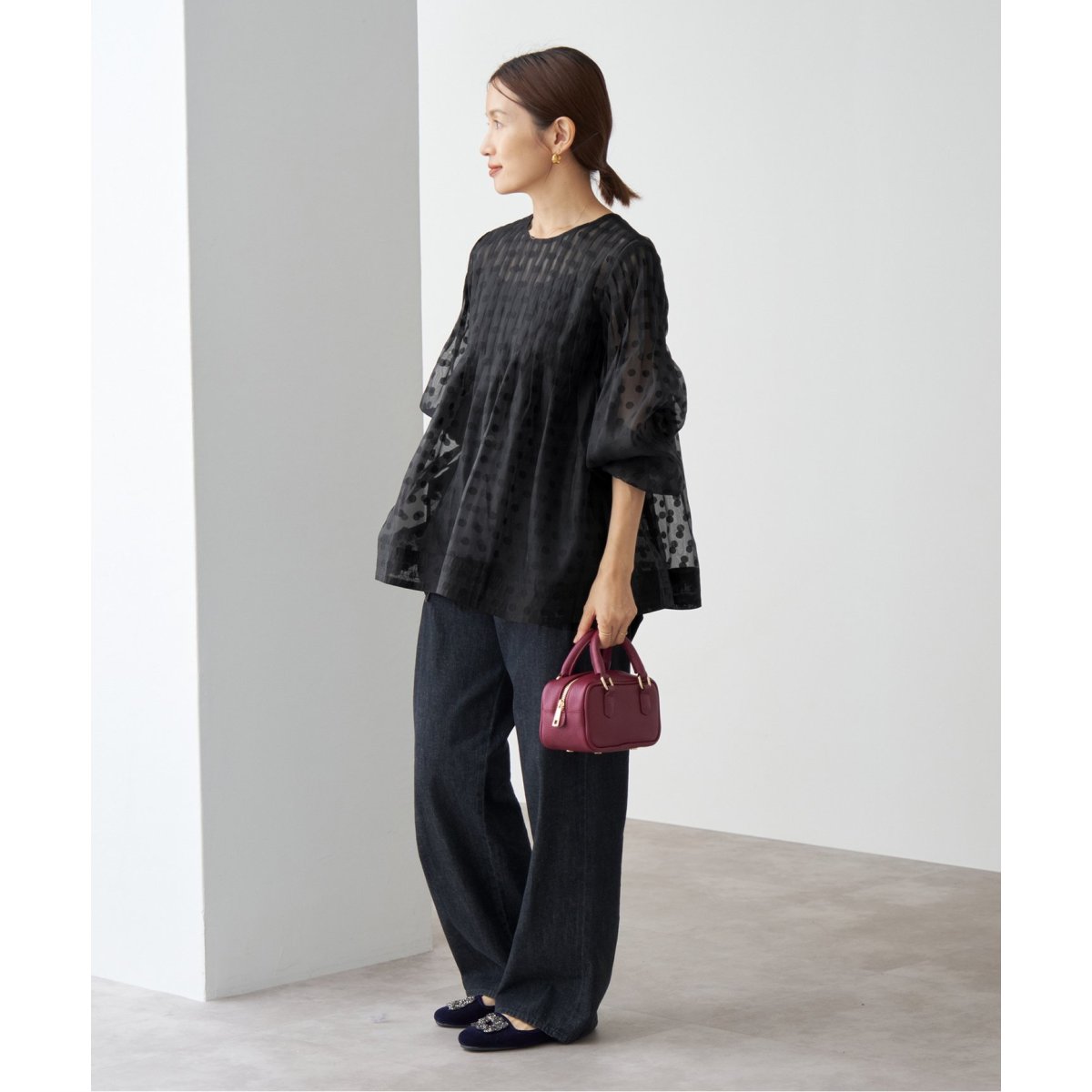 TORRAZZO DONNA/トラッゾドンナ ドットブラウス | イエナ(IENA