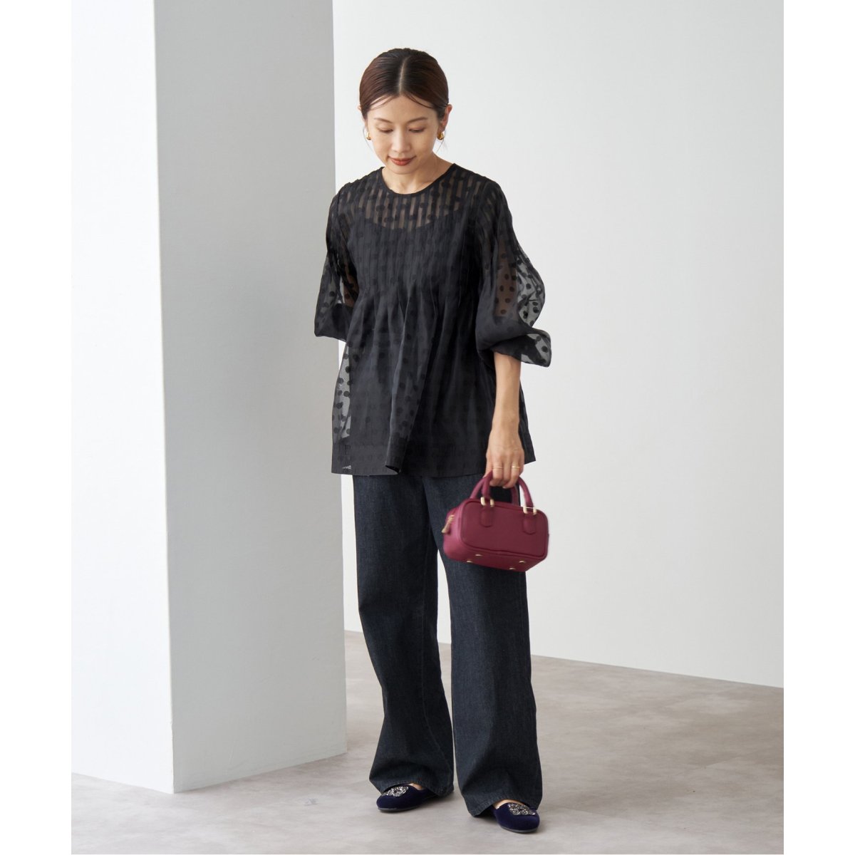 TORRAZZO DONNA/トラッゾドンナ ドットブラウス | イエナ(IENA