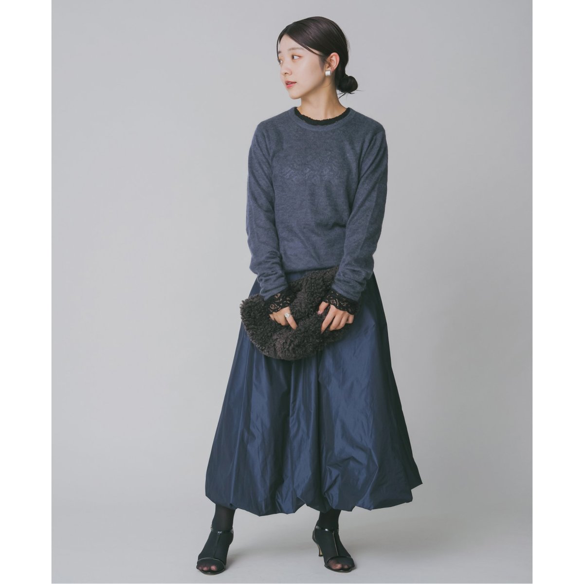 追加3》ペイズリー ストレッチレースプルオーバー | イエナ(IENA