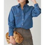 CURRENTAGE/カレンテージ 別注 ダンガリーウエスタンシャツ | イエナ  