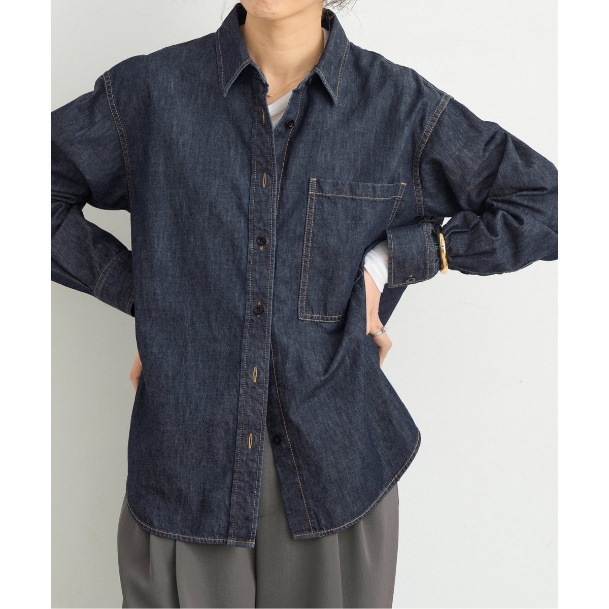 IENA ライトデニムシャツ ライトデニムシャツ | イエナ(IENA) | マルイウェブチャネル