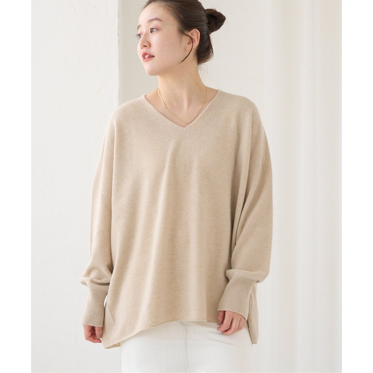 追加2》Fineニュージーウール ニュアンス Vプルオーバー | イエナ(IENA