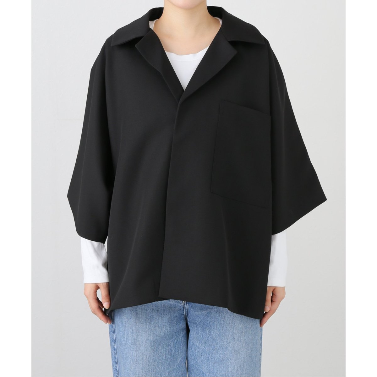 ソフィードール sofie d'hoore リバーケープコート羽織