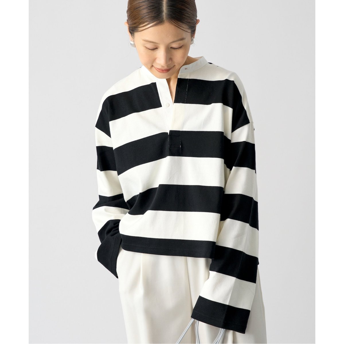 ⭐︎タグ付き⭐︎【IENA】ラグビージャージープルオーバー ラグビージャージープルオーバー | イエナ(IENA) | マルイウェブチャネル