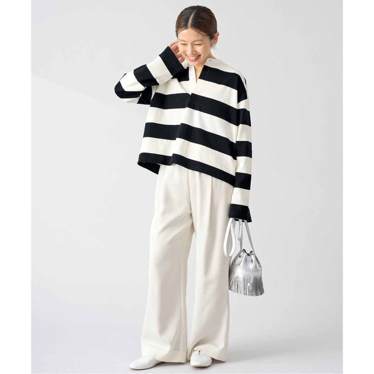 ⭐︎タグ付き⭐︎【IENA】ラグビージャージープルオーバー ラグビージャージープルオーバー | イエナ(IENA) | マルイウェブチャネル