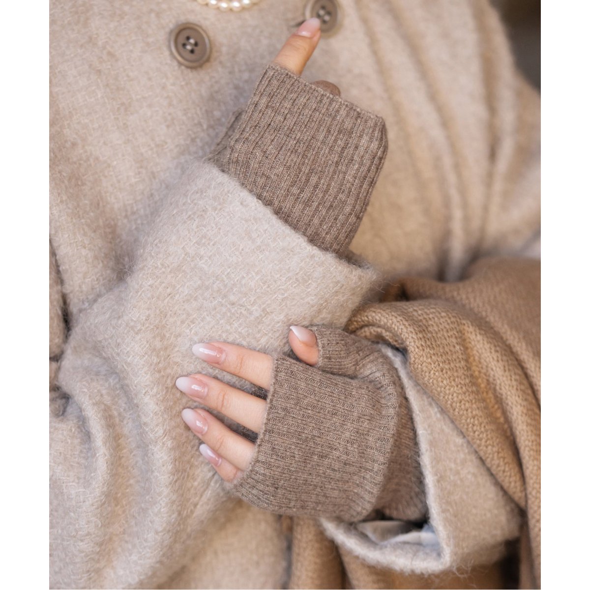 イエナ　カシミアニットグローブ IENA カシミヤニットグローブ | イエナ(IENA) | マルイウェブチャネル