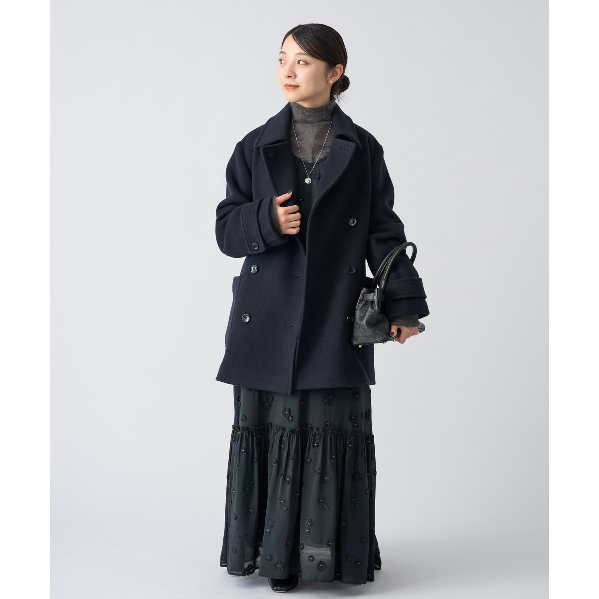 【未使用タグ付き】2024AW イエナ IENA ジーロンラムPコート 千鳥格子 ジーロンラムPコート | イエナ(IENA) | マルイウェブチャネル