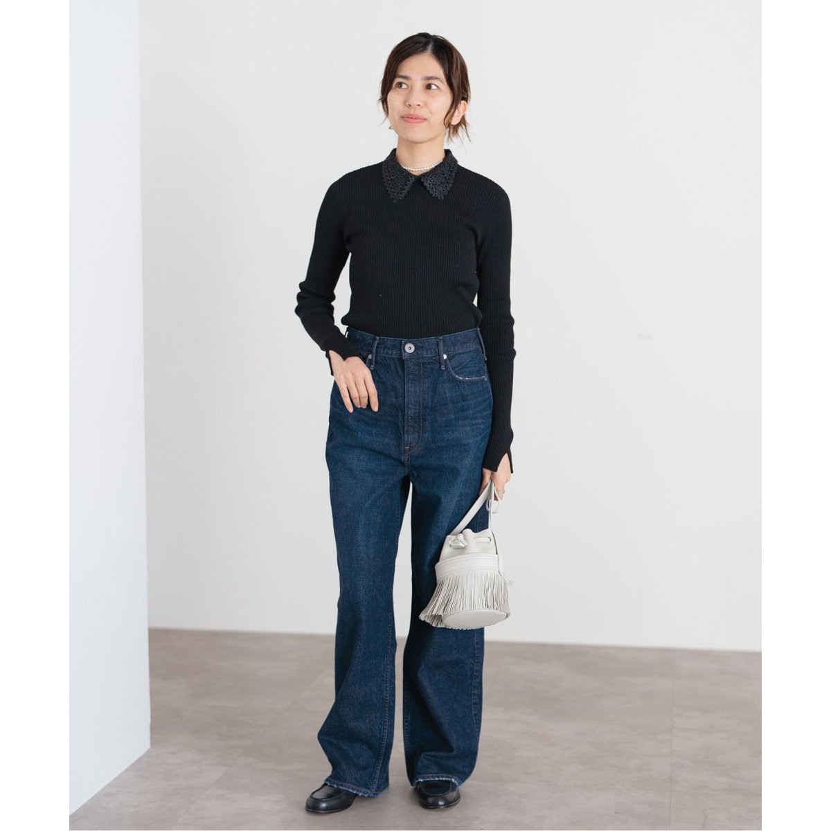 アッパーハイツ 別注 THE GARNET ワイドストレートデニム upper hights/アッパーハイツ 別注 THE GARNET ワイドストレート
