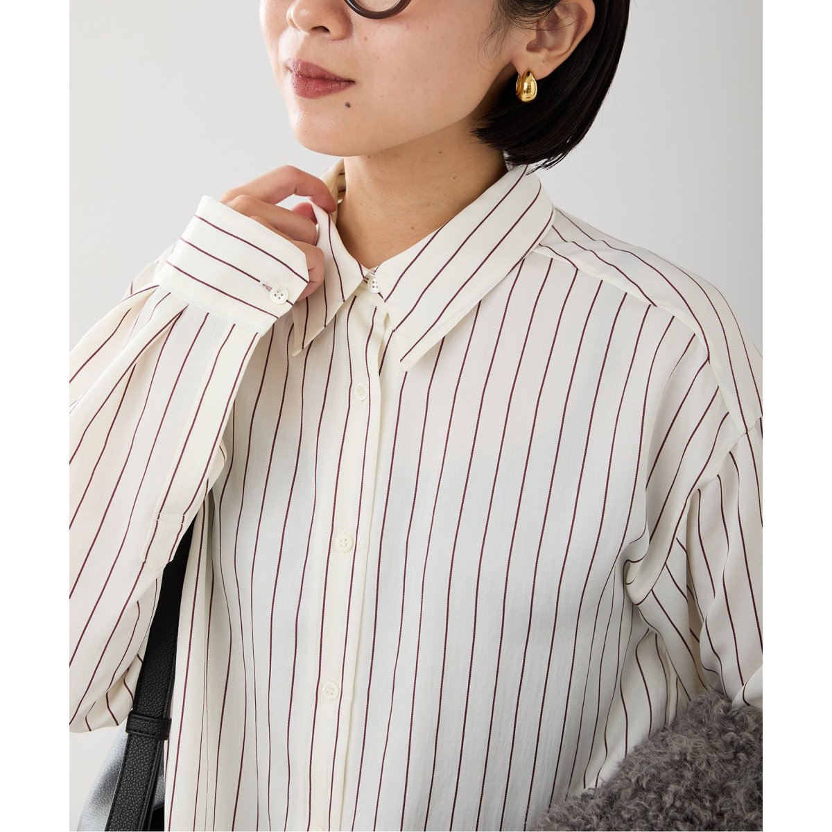 超美品 IENA イエナ コットン シャツ ストライプ リブ フリル 綺麗め 2025年最新】iena ストライプコットンフリルブラウスの人気