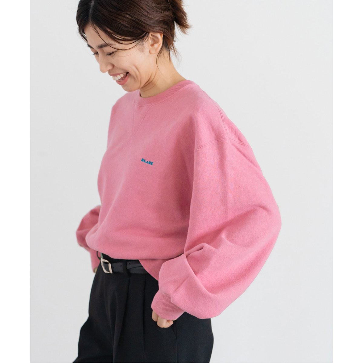 BLACK オーバーサイズスウェット | イエナ(IENA) | マルイウェブチャネル