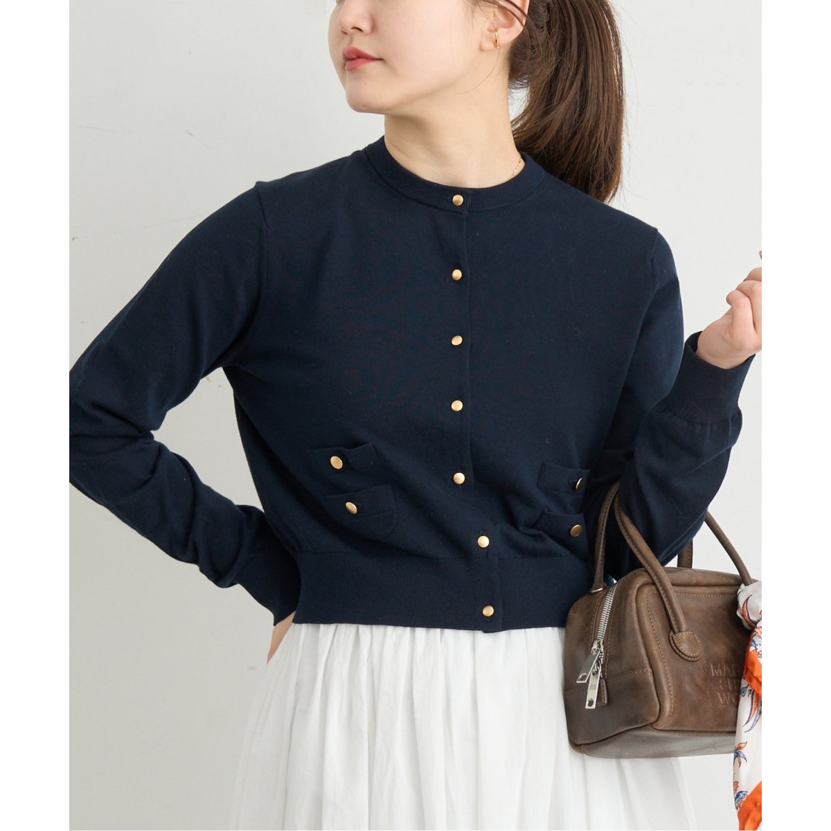 PARIGI クルーネックカーディガン | イエナ(IENA) | マルイウェブチャネル