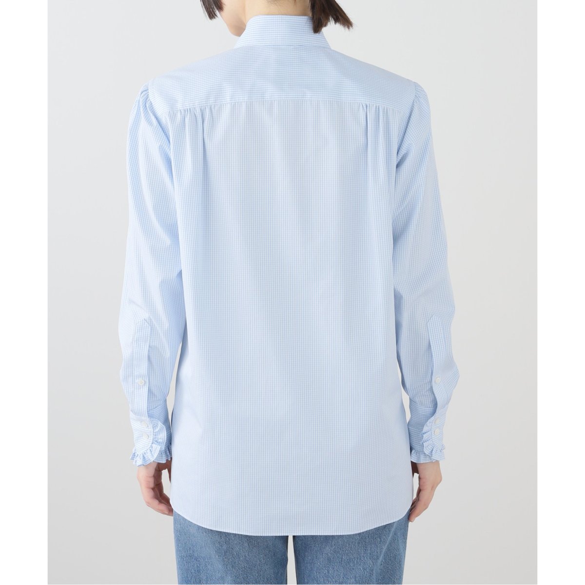 BOWTE/バウト 別注 ギンガムチェック フリルブラウス | イエナ(IENA