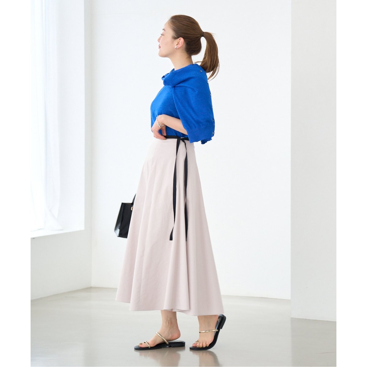 バイカラーリボンフレアスカート | イエナ(IENA) | マルイウェブチャネル