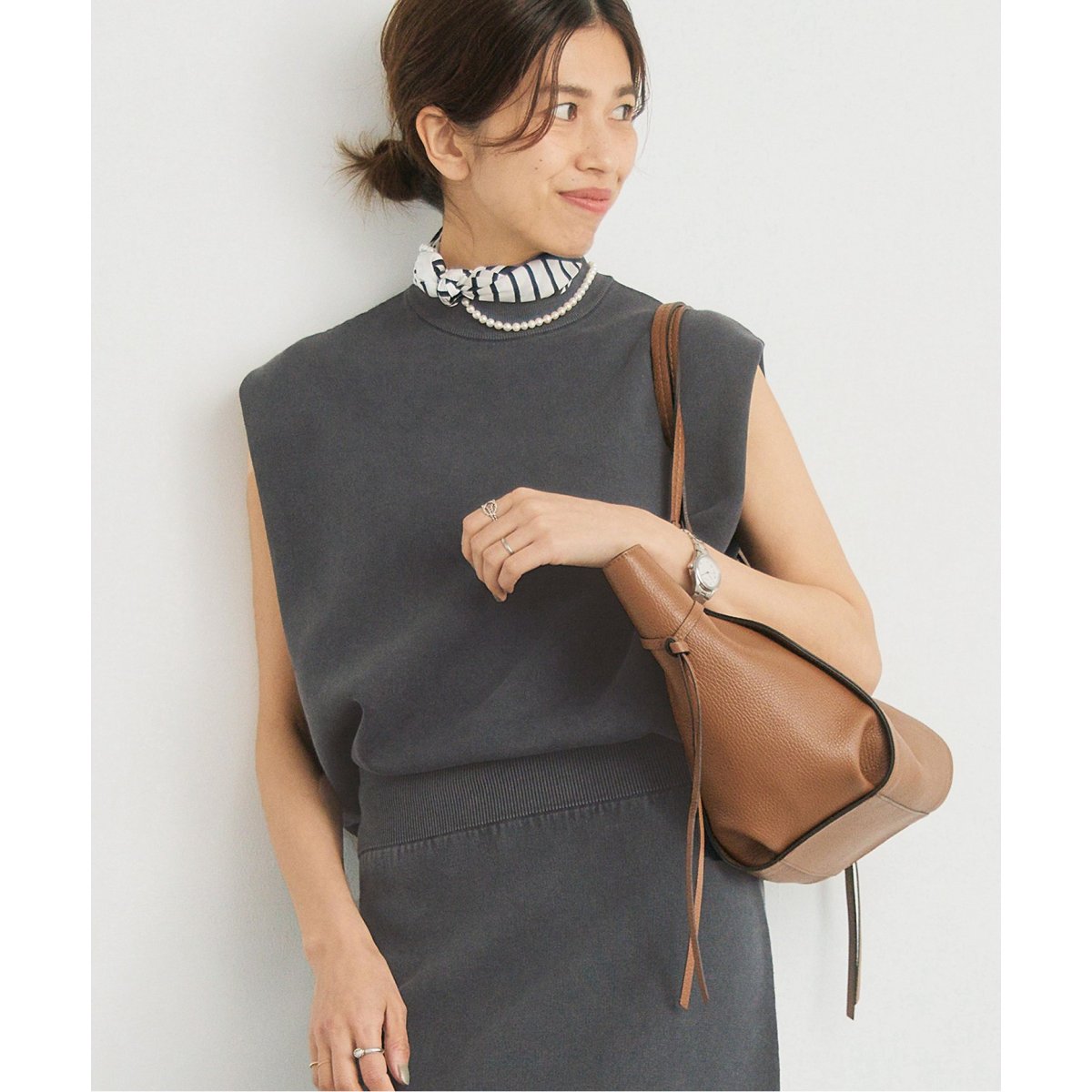 IENA GIZA接結ノースリーブ GIZA接結ノースリーブ | イエナ(IENA) | マルイウェブチャネル