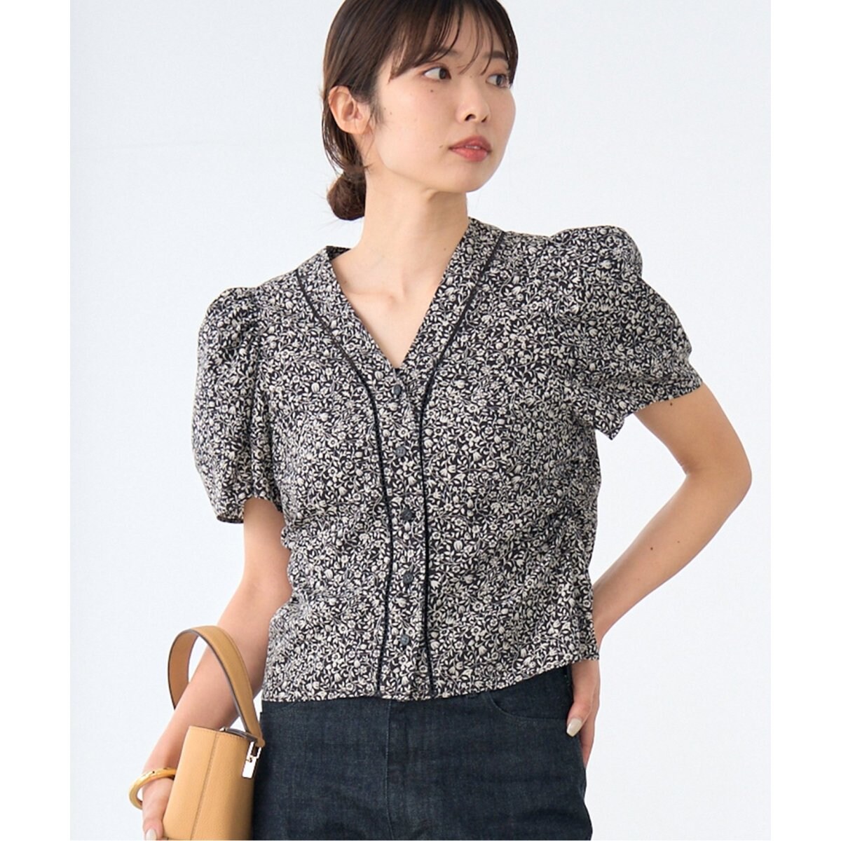 MONOボタニーVネックブラウス | イエナ(IENA) | マルイウェブ