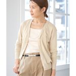 80/2 Mer-Cotton セーターマシーン Vネックカーディガン | イエナ(IENA 