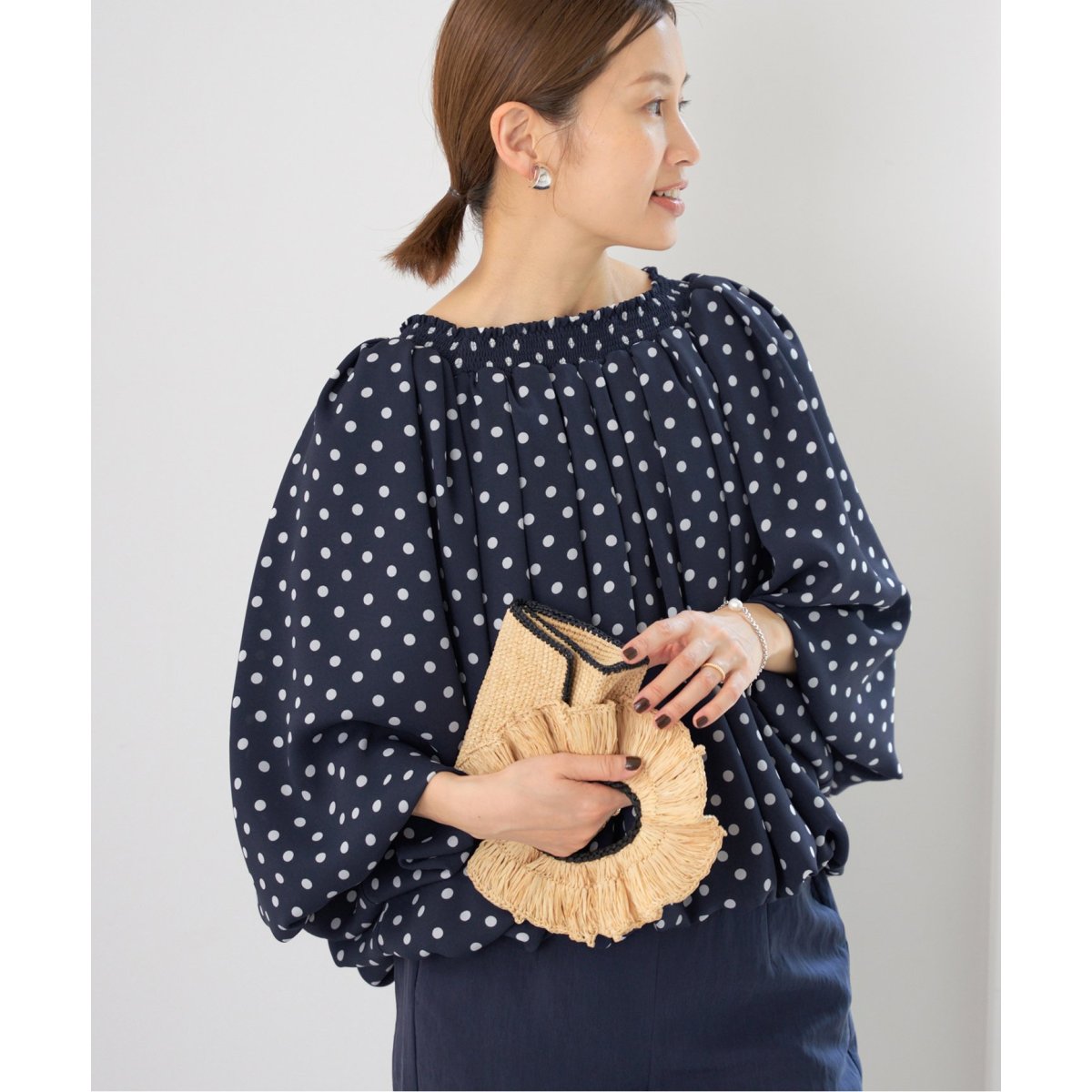 IENA ドットブラウス FLOLOVE PARIS⁄フローラブパリスJemima a pois