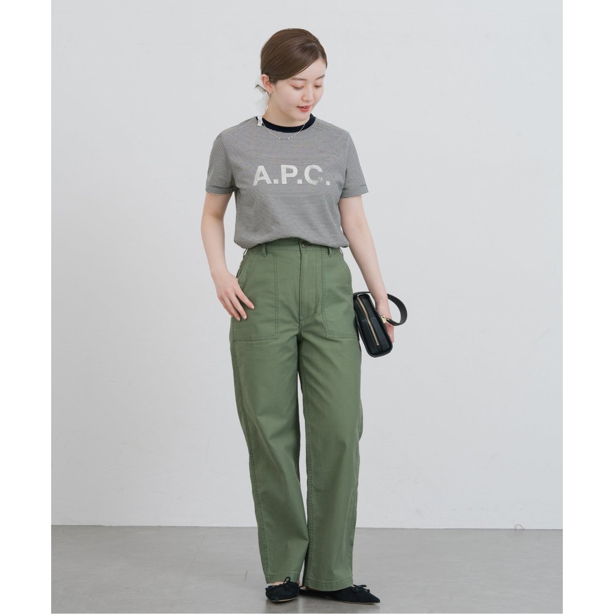 A.P.C./アーペーセー 別注 ボーダーリンガーTシャツ | イエナ