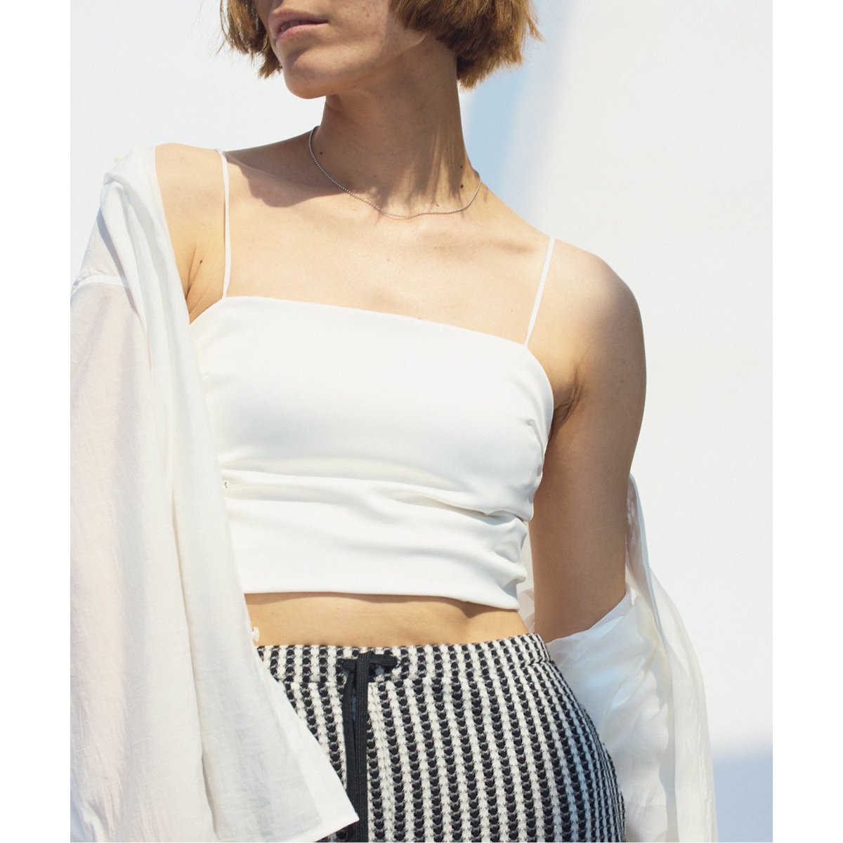 EMILY WEEK × IENA】サテン クロップドバンドゥブラ | イエナ(IENA