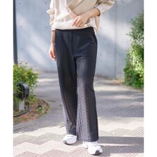 レース ジャガードパンツ
