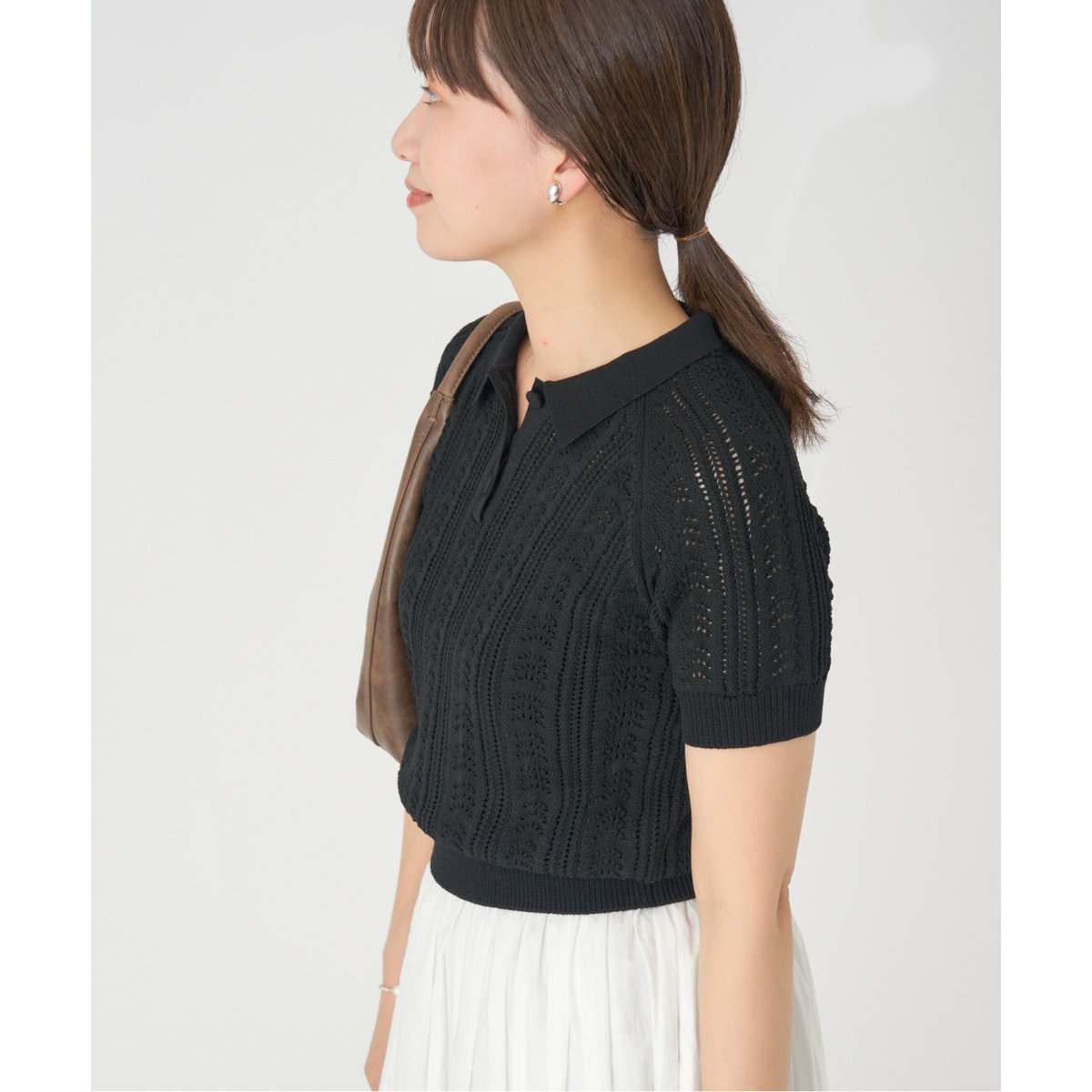 スカシフラットカラーニット | イエナ(IENA) | マルイウェブチャネル