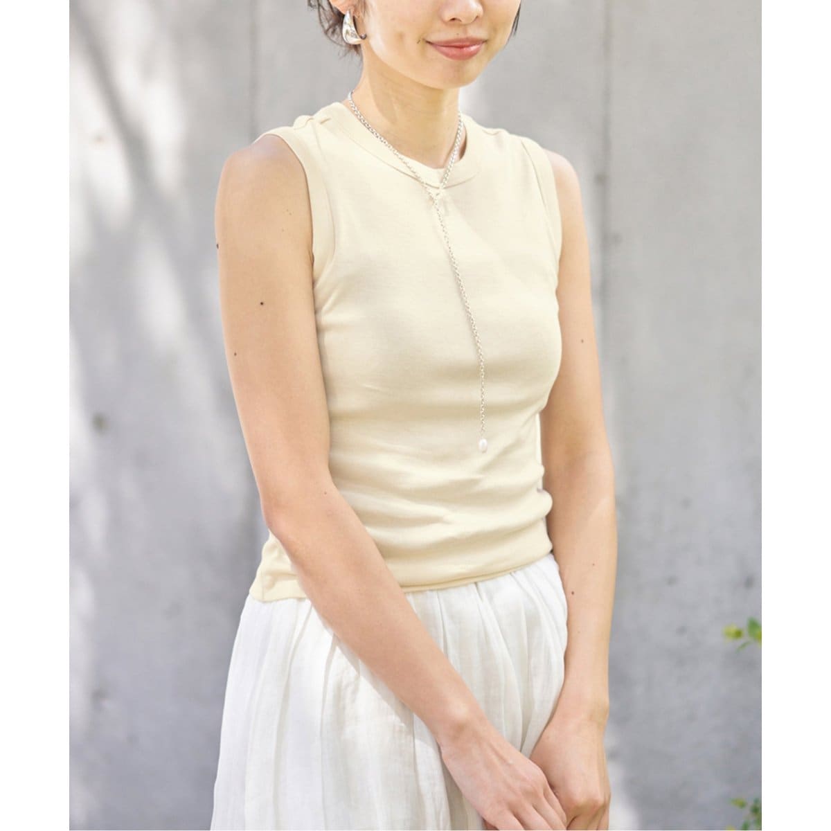 【FRAMeWORK】ジェーンスミス メッシュタンクトップ JANE SMITH/ジェーンスミス MESH UP DOWN TANK TOP（タンク