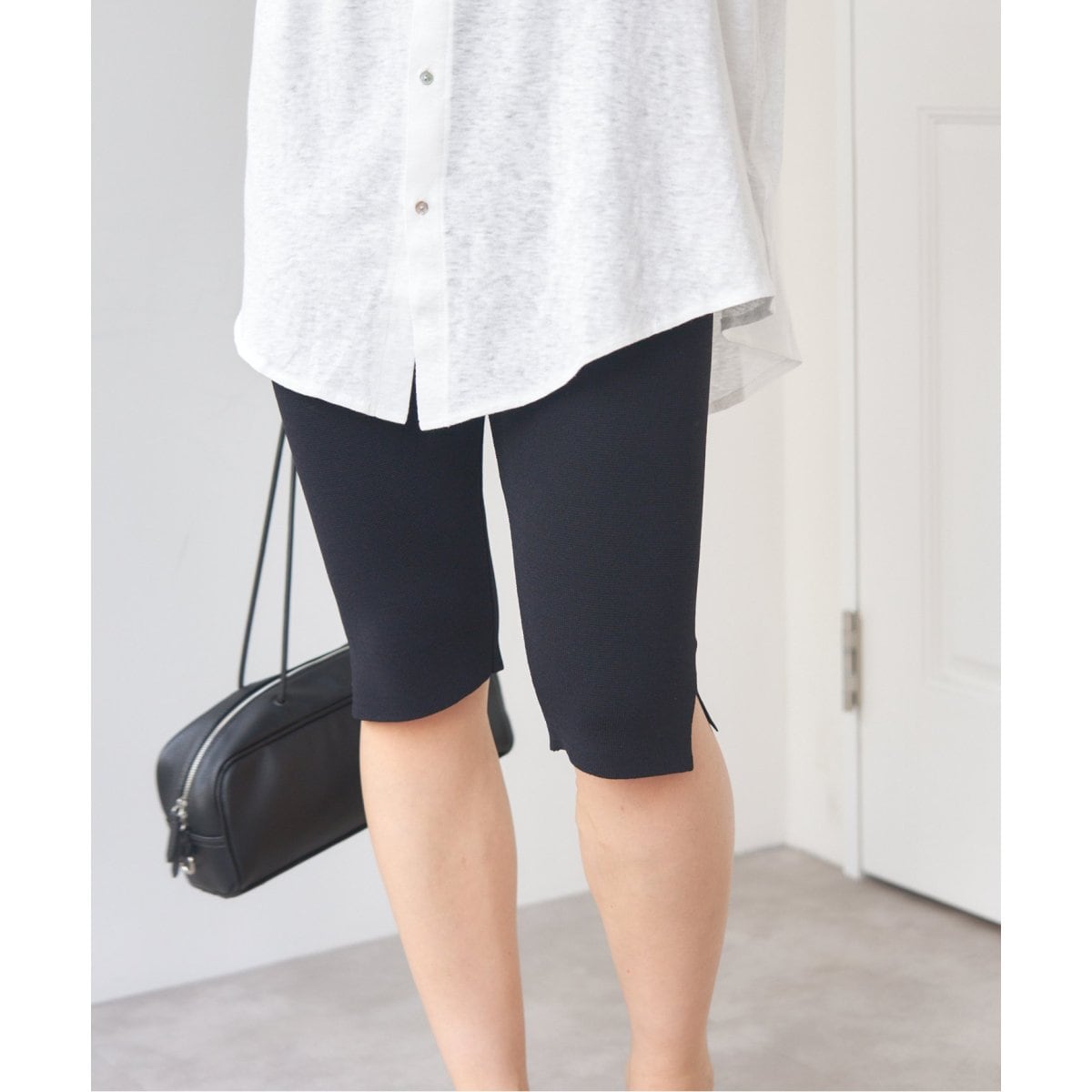 ONIT/オニット MILANO RIB KNIT HALF LEGGINGS | イエナ(IENA