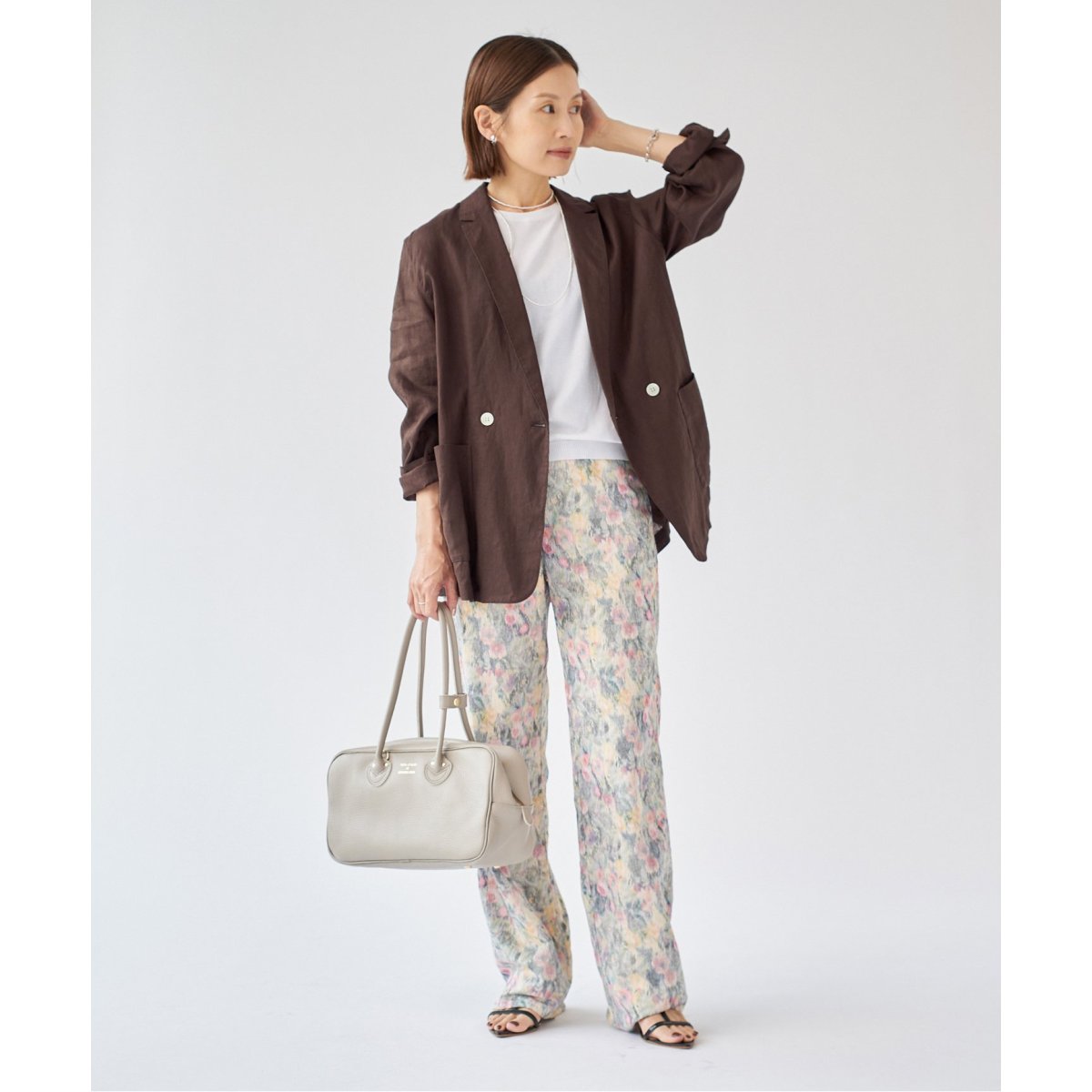 ウォッシャブル ソフトリネン リラックスジャケット | イエナ(IENA