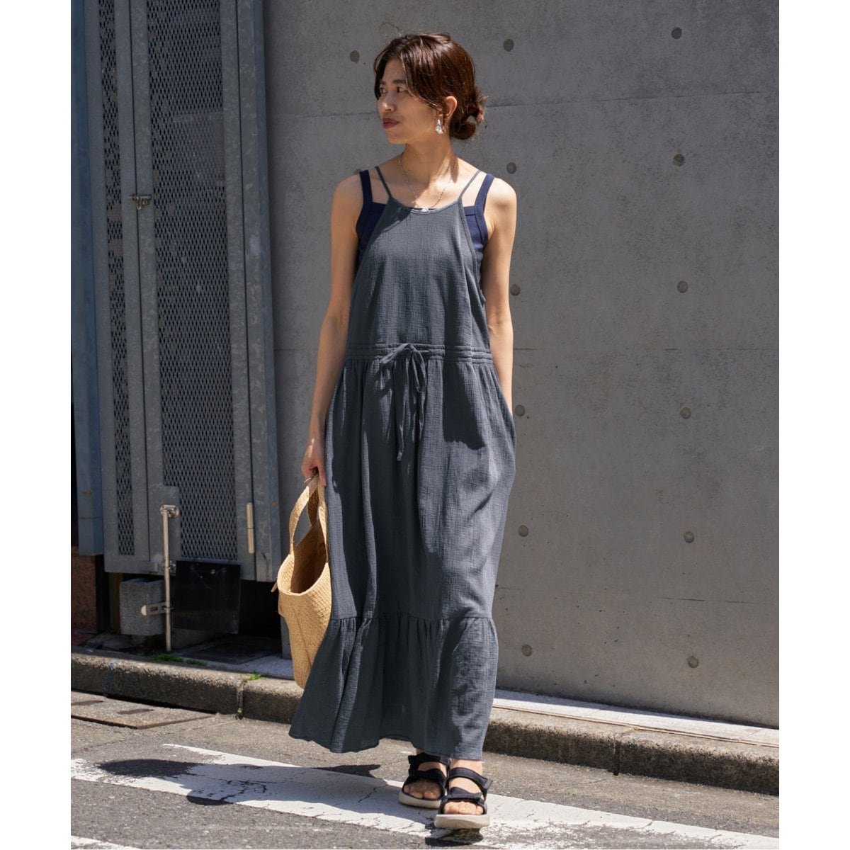 IENA｜《WEB限定/追加2》ドットサッシュワンピース | Rakuten