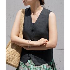 MARGE/マージ】LACE SHORT GILLET / レースショートジレ | イエナ(IENA 