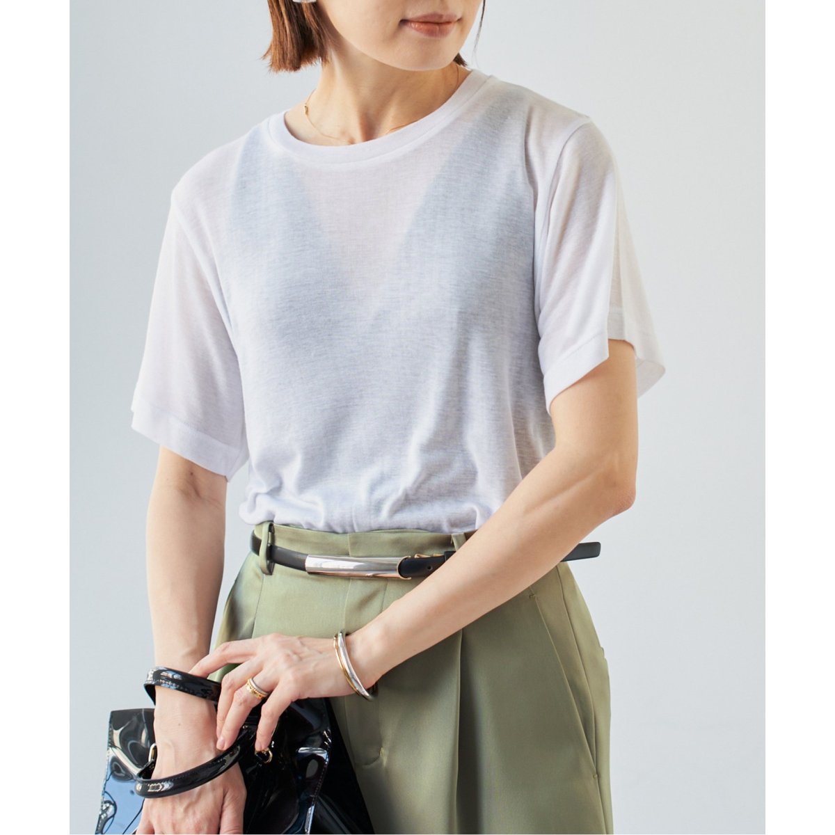IENA イエナ セーターマシーンノースリーブプルオーバー セーターマシーンノースリーブプルオーバー（Tシャツ