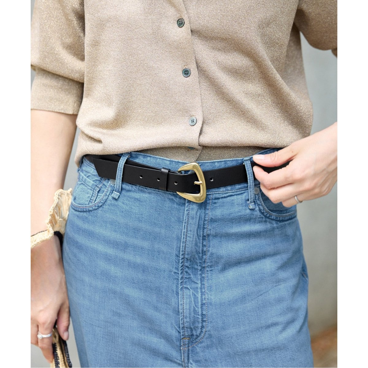 IENA MAISON BOINET / メゾンボワネ 25mm belt 追加予約2》MAISON BOINET / メゾンボワネ 25mm belt ベルト