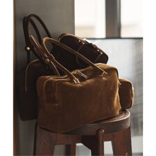 《予約》Manuel MILANO/マニュエルミラノ SUEDE BOSTON スエードボストンバッ