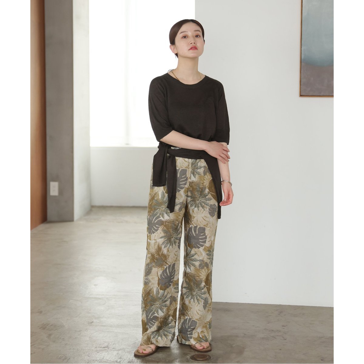 追加》フレンチリネンハーフスリーブプルオーバー | イエナ(IENA