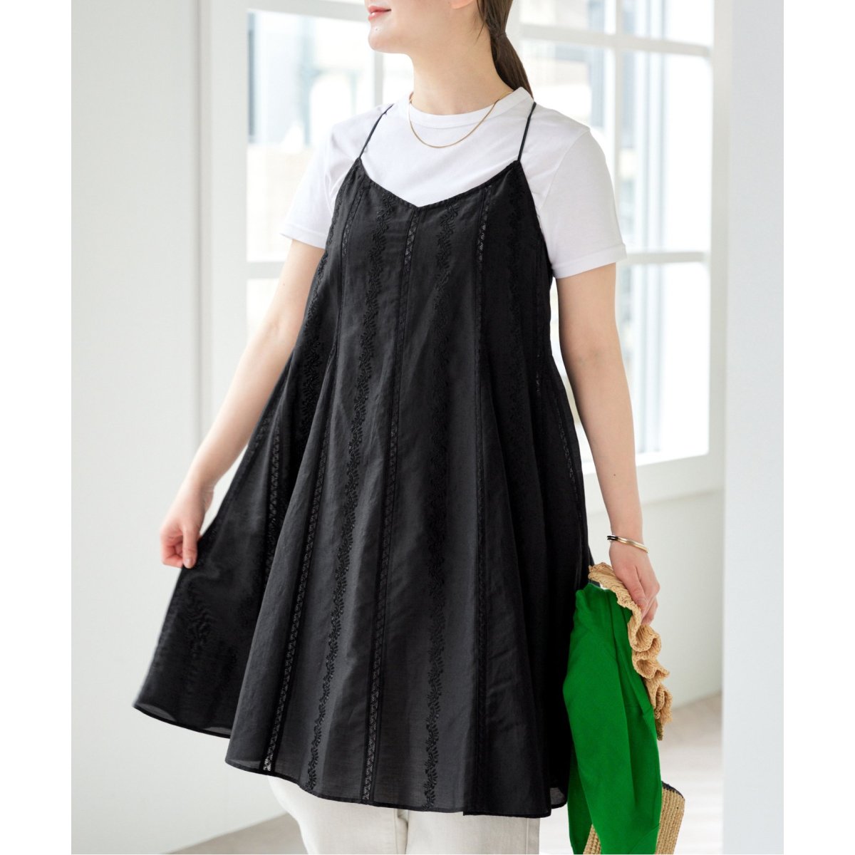 コットンシルクキャミソール コットンシルクキャミソール | イエナ