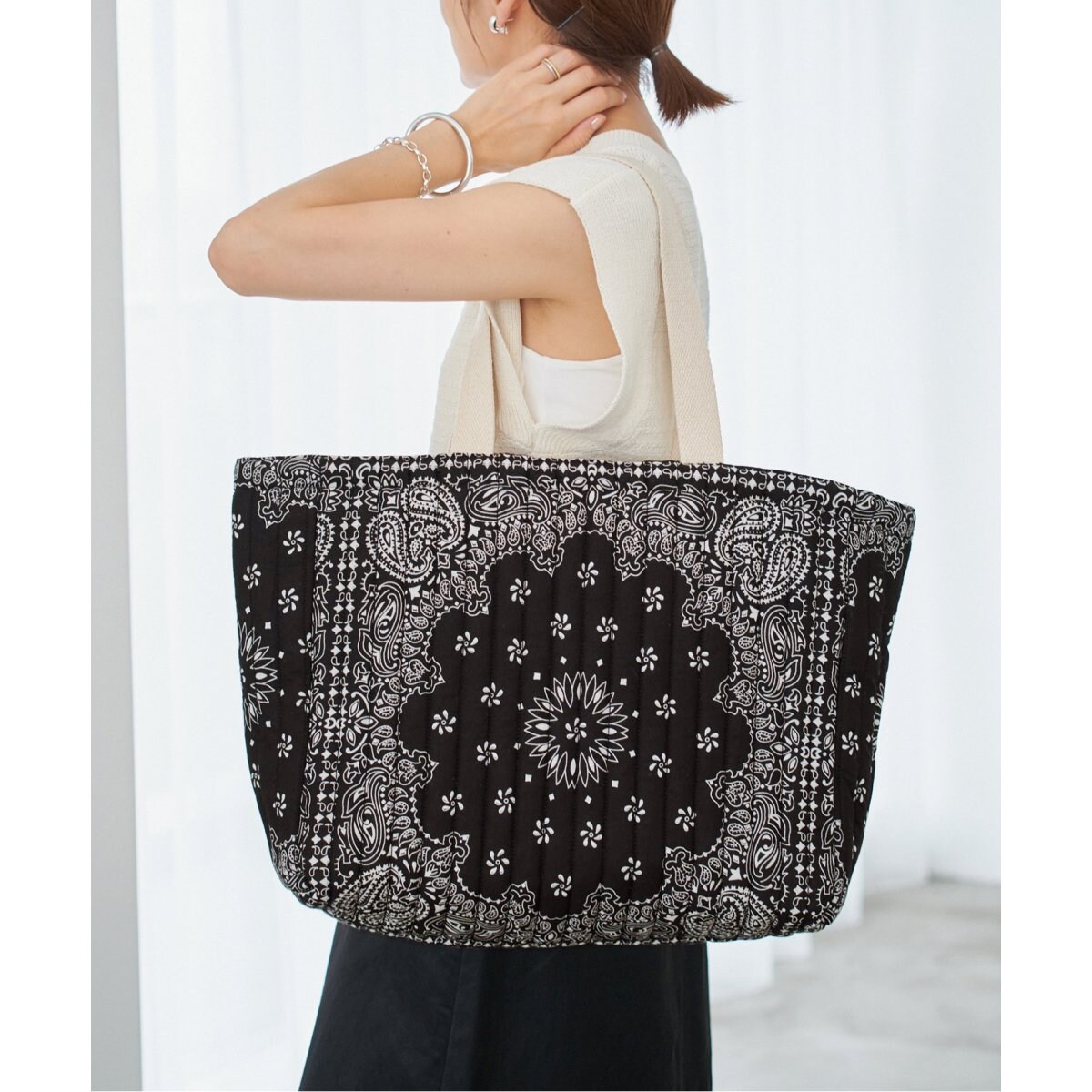 MALUS/マリュス BANDANA QUILTING BIG BAG トートバッグ | イエナ(IENA