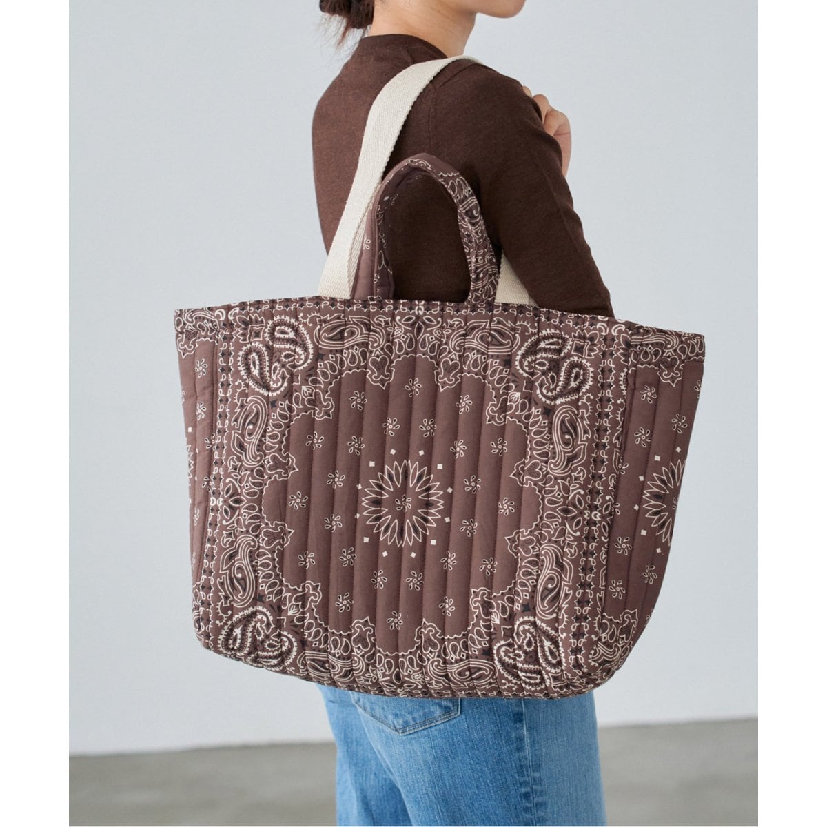 MALUS BANDANA QUILTING BIG BAG トートバッグ MALUS/マリュス BANDANA QUILTING BIG BAG トートバッグ（トート