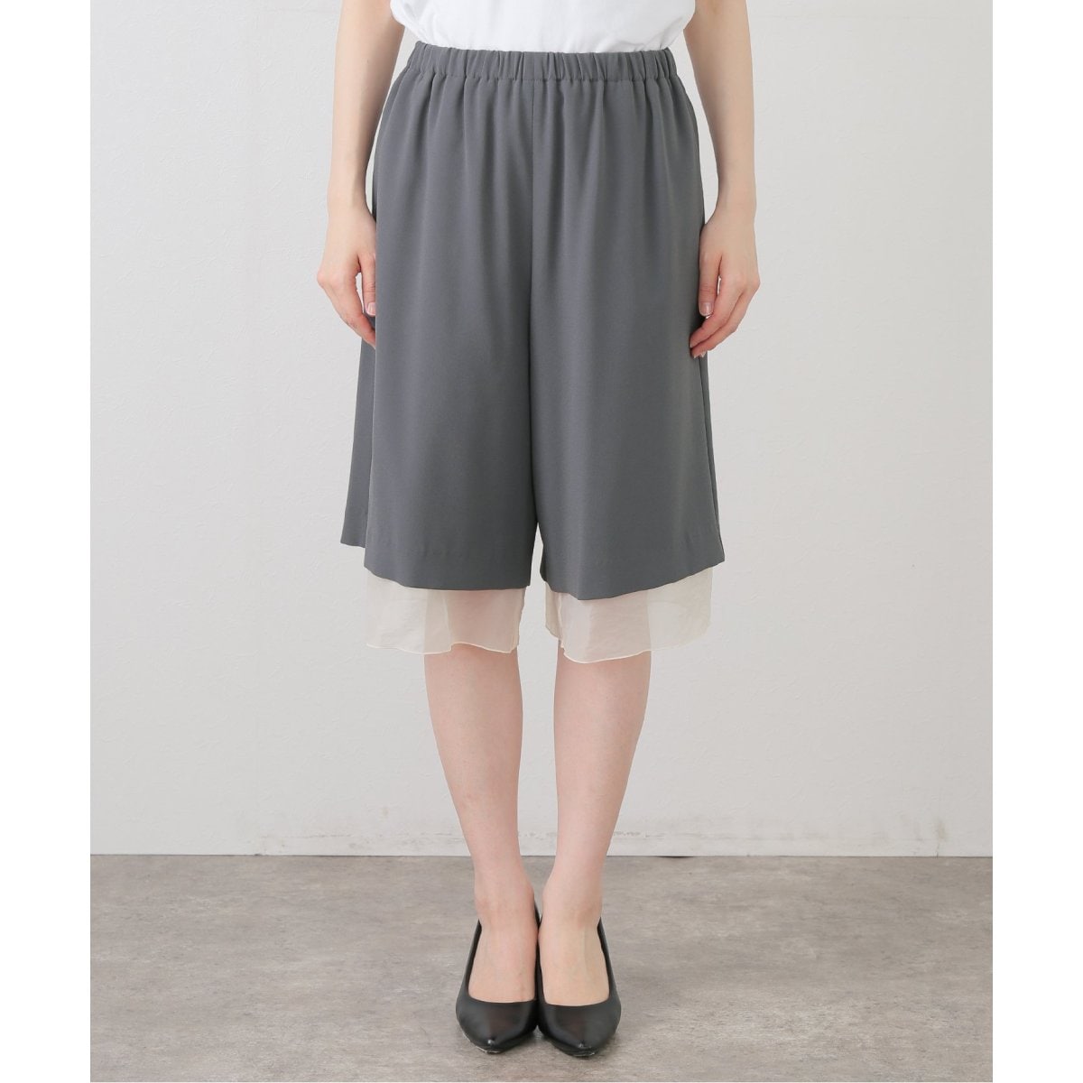 BASERANGE/ベースレンジ】GALU PANTS / スリットイージーパンツ