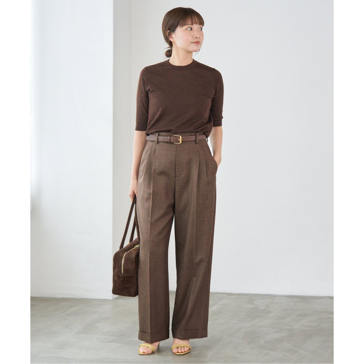 IENA ガンクラブチェックパンツ ガンクラブチェックパンツ（スラックス）｜IENA（イエナ）の通販