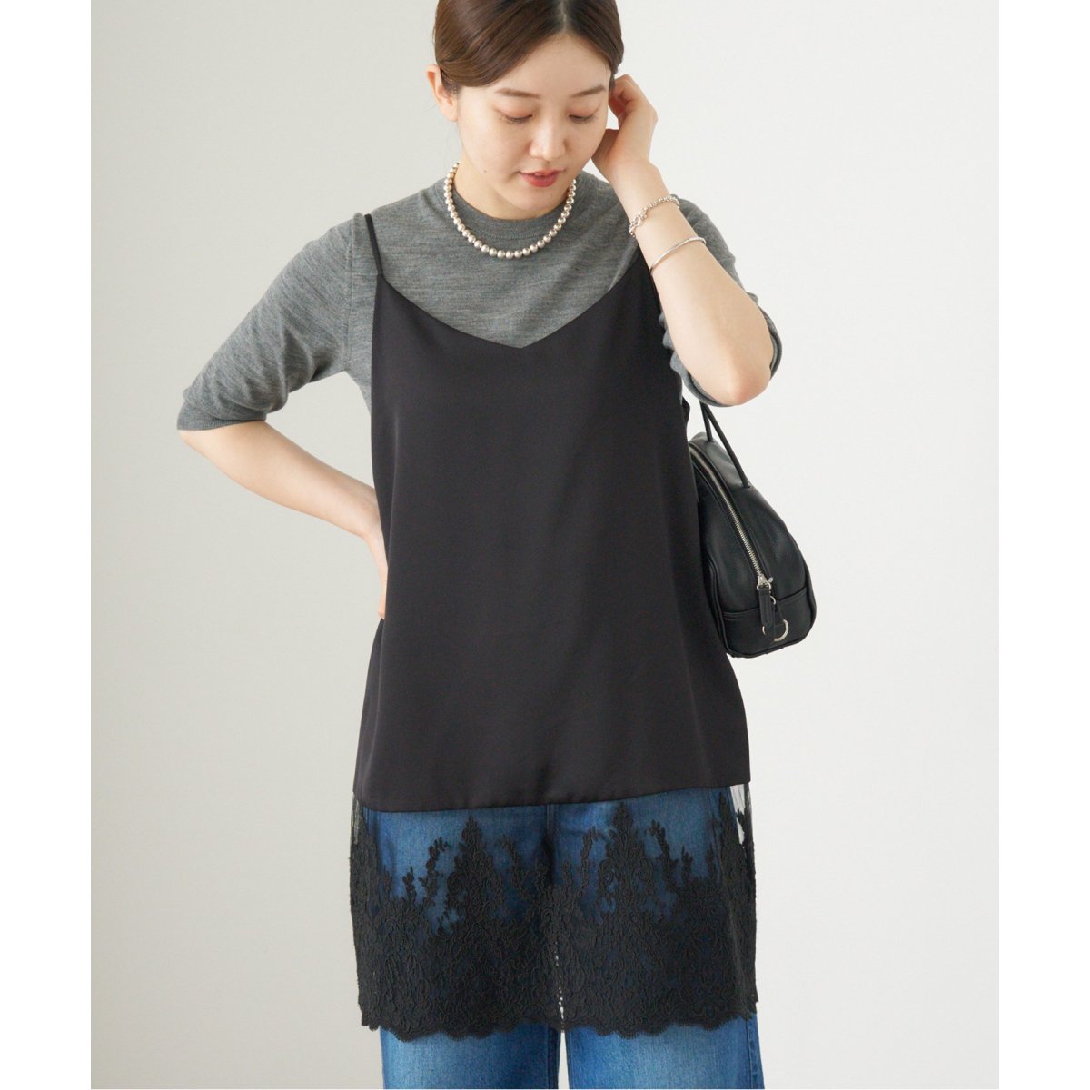 Satinレース キャミソールワンピース | イエナ(IENA) | マルイウェブ