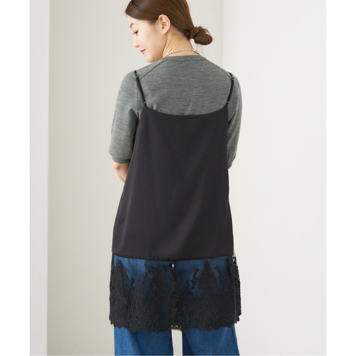 Satinレース キャミソールワンピース | イエナ(IENA) | マルイウェブ