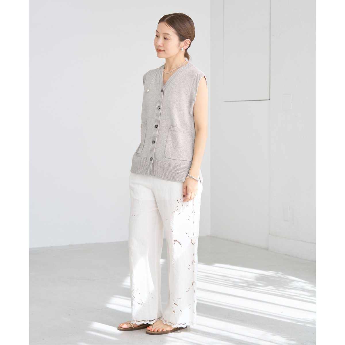 追加》テープヤーンベスト | イエナ(IENA) | マルイウェブチャネル