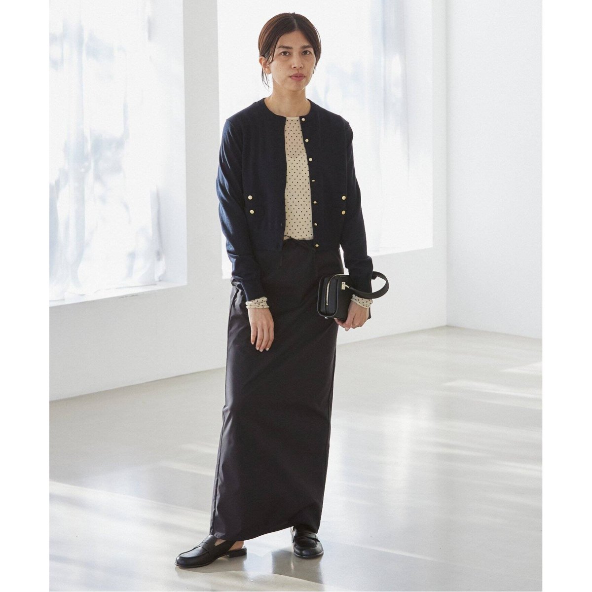 追加》フロッキードット シアー プルオーバー | イエナ(IENA