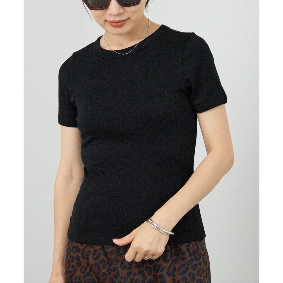 INSCRIRE/アンスクリア】Mesh Short Sleeve / メッシュTシャツ