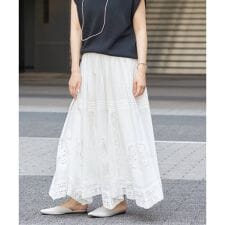 《WEB限定/追加予約》コットンレーススカート