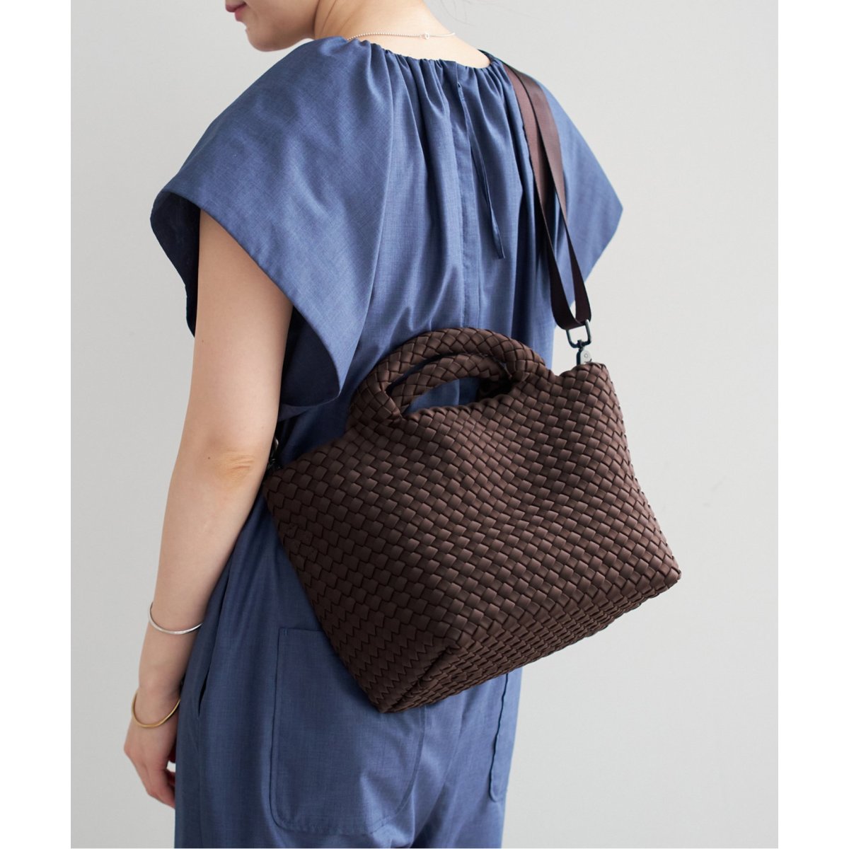 NAGHEDI／ナゲディ St Barths small Tote トートバッグ NAGHEDI(ナゲディ)｜St Barths Small トートバッグ/ロッソ の